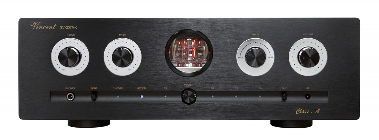 Vincent SV-237MK Class-A Hybrid Stereo Vollverstärker Schwarz