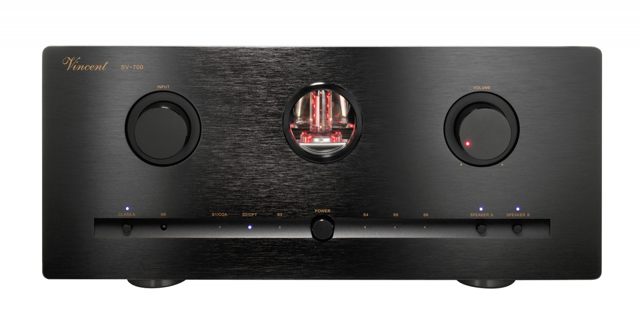 Vincent SV-700 Class-A Hybrid Stereo Vollverstärker Schwarz