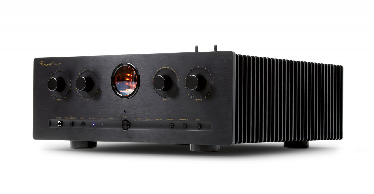 Vincent SV-737 Class-A Hybrid Stereo Vollverstärker Schwarz