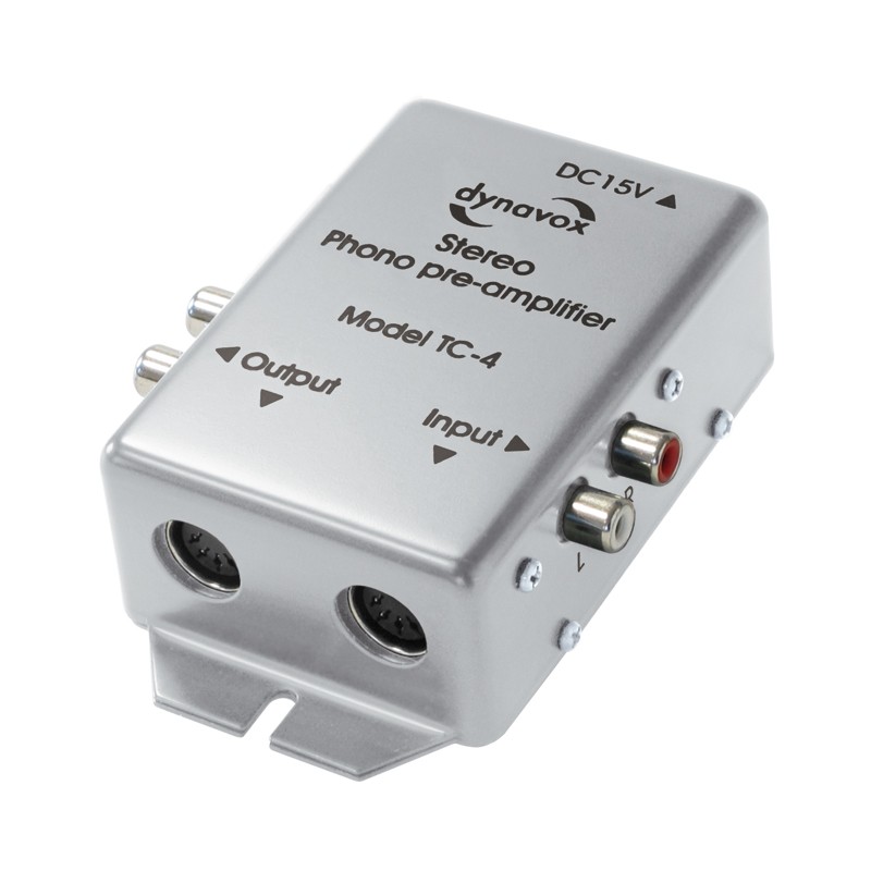 Dynavox TC-4 Phonovorverstärker silber