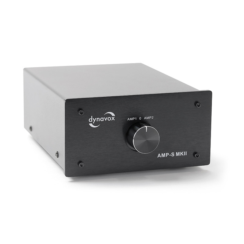 Dynavox Verstärker/Boxen-Umschalter schwarz Modell AMP-S MKII