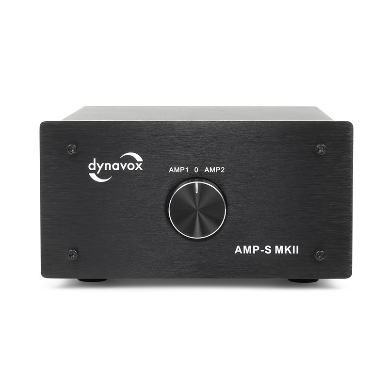 Dynavox Verstärker/Boxen-Umschalter schwarz Modell AMP-S MKII