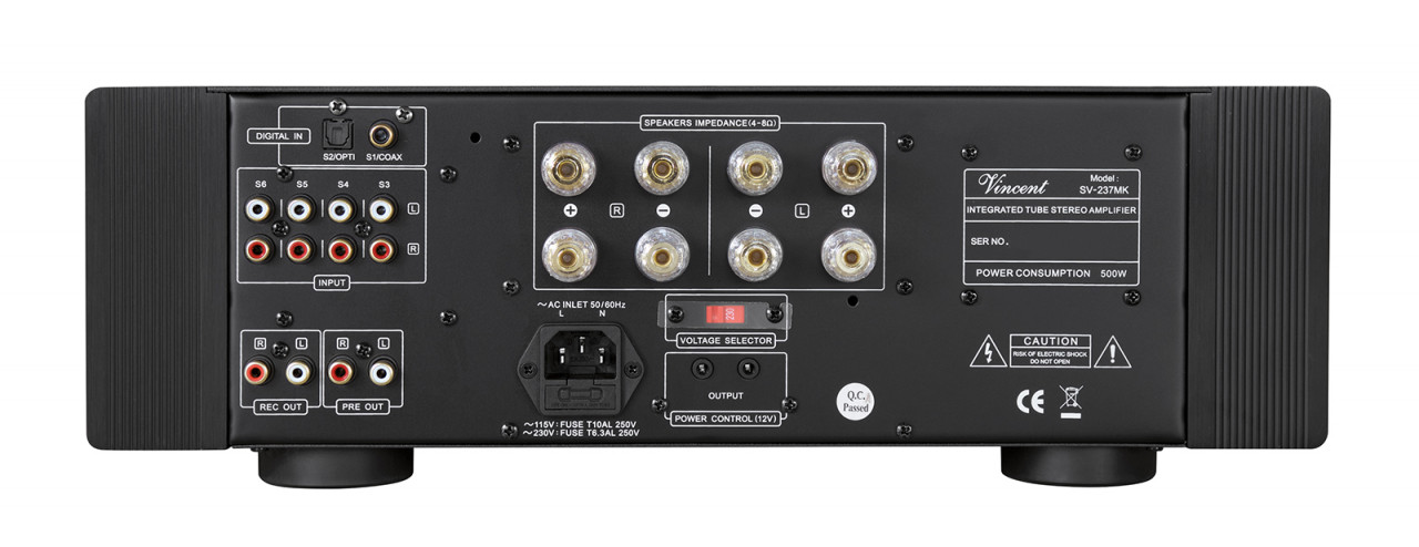 Vincent SV-237MK Class-A Hybrid Stereo Vollverstärker Schwarz