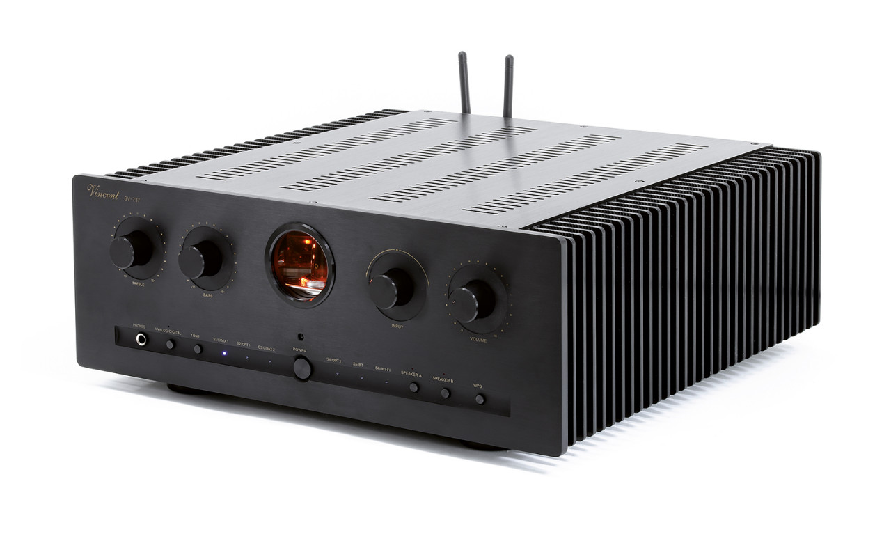 Vincent SV-737 Class-A Hybrid Stereo Vollverstärker Schwarz