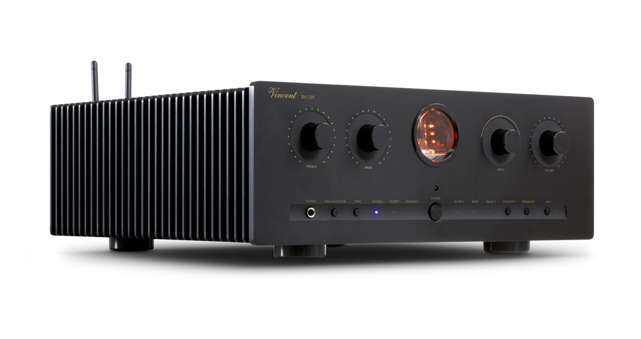 Vincent SV-737 Class-A Hybrid Stereo Vollverstärker Schwarz