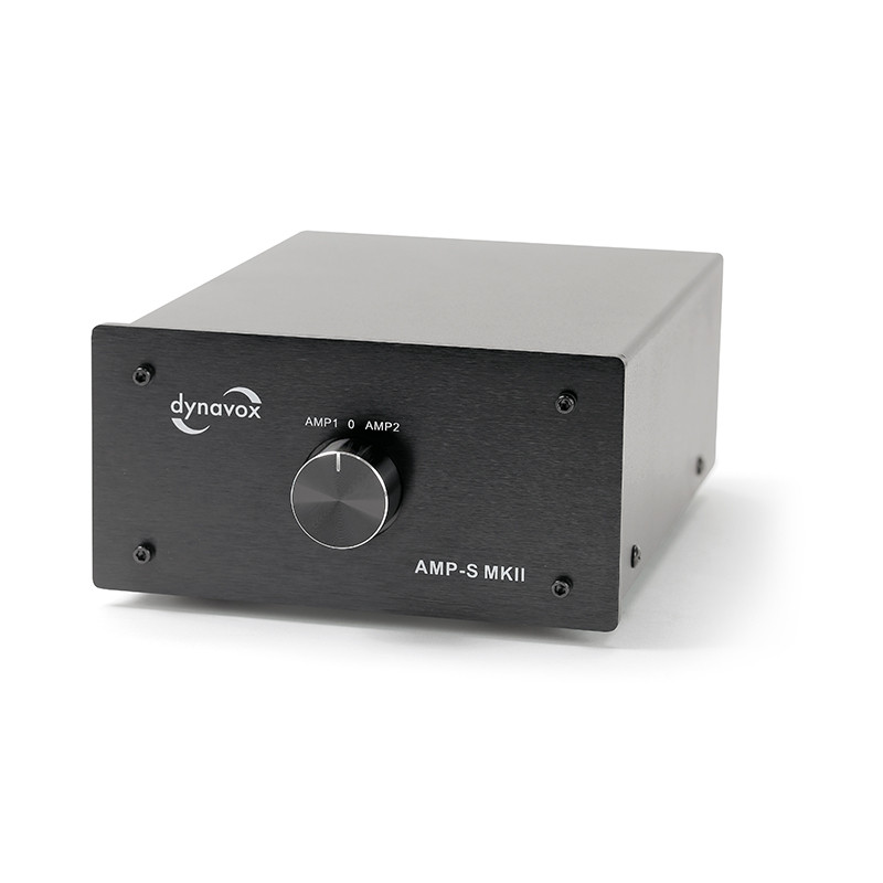 Dynavox Verstärker/Boxen-Umschalter schwarz Modell AMP-S MKII