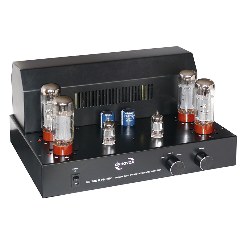 Dynavox Röhrenvollverstärker VR-70E II Phono schwarz