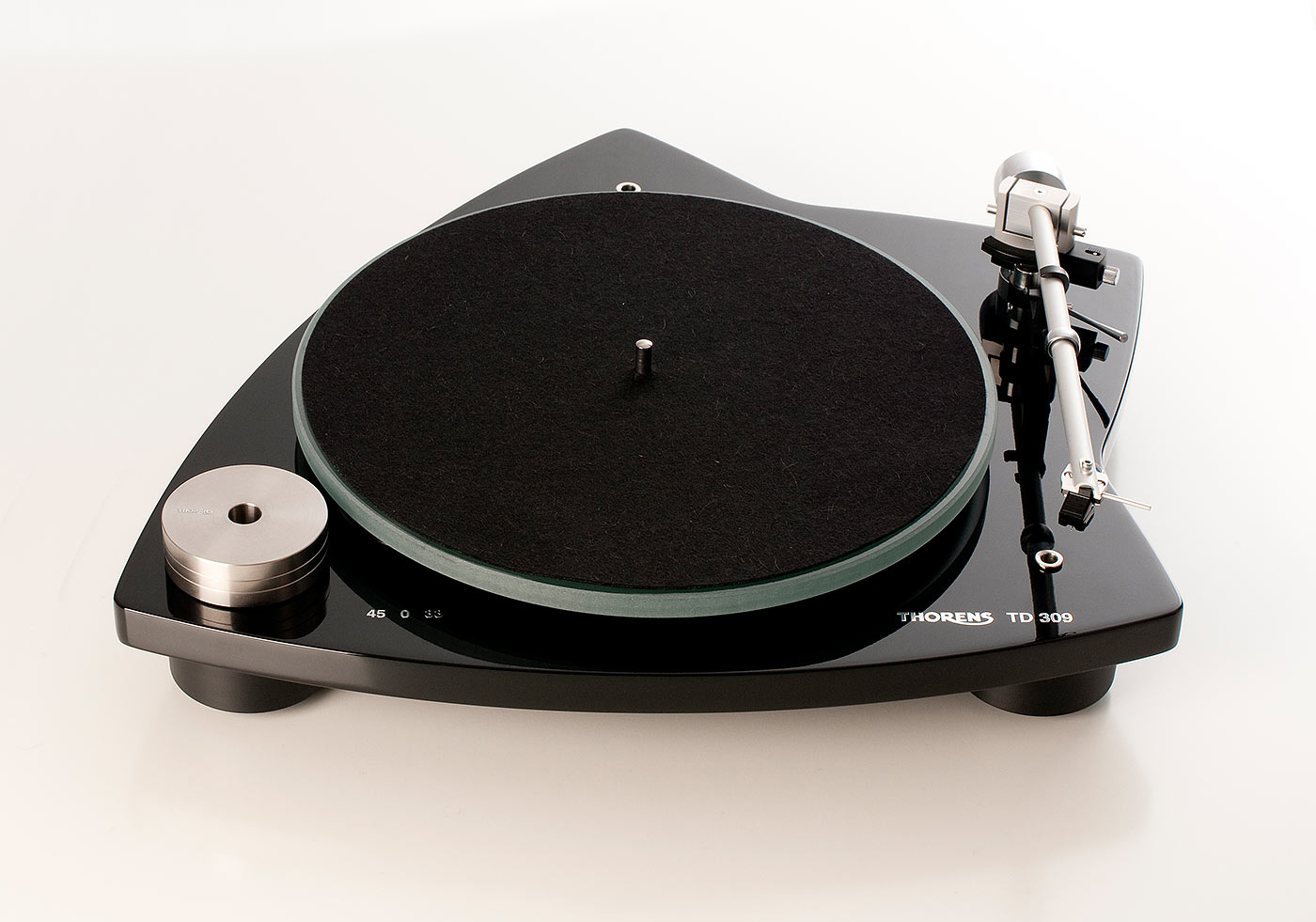 Thorens Plattenspieler TD-309, schwarz