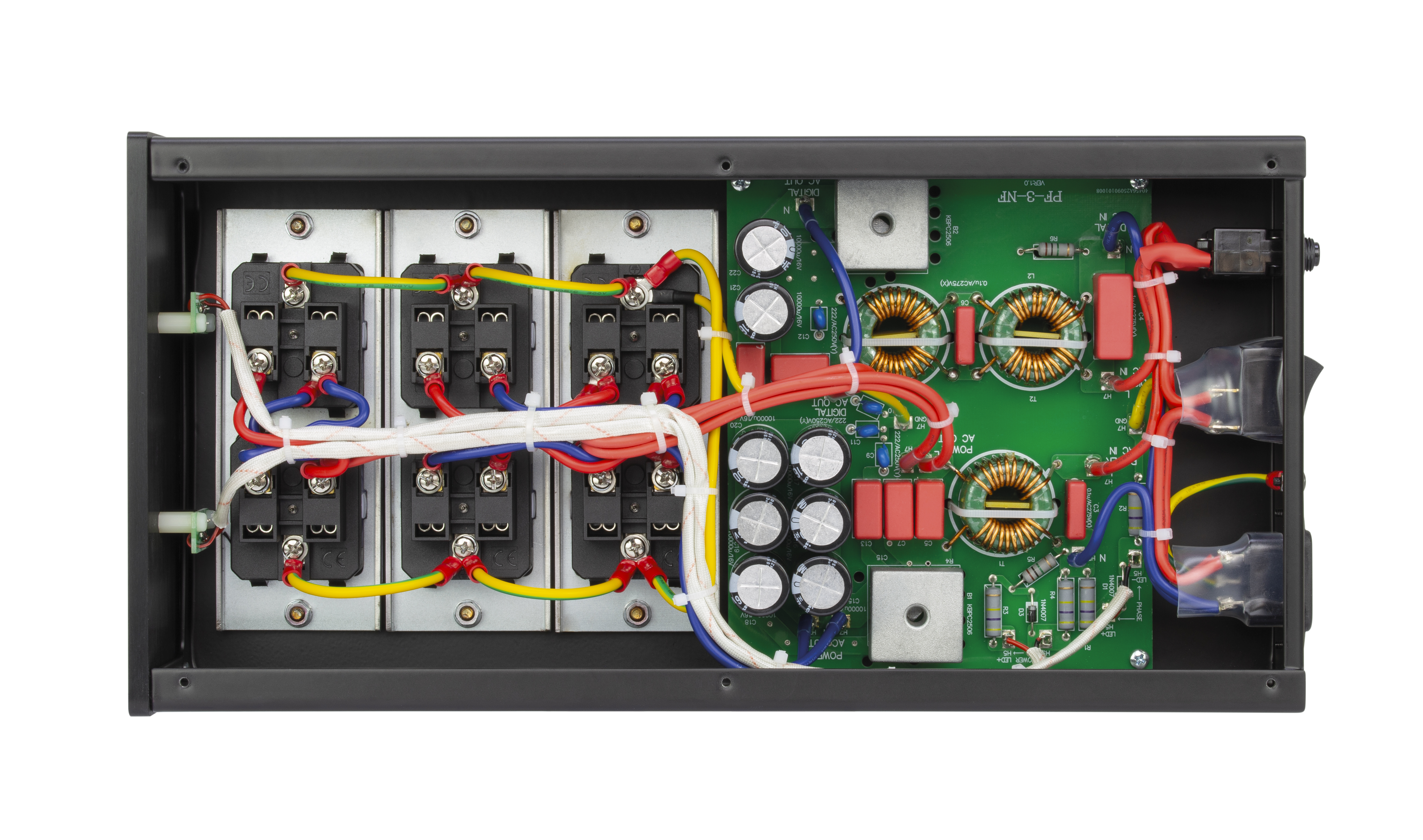 Vincent PF-3 EMI Netzfilter mit DC Blocker schwarz