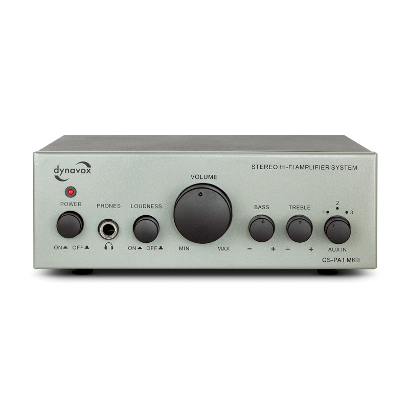 Dynavox CS-PA1 MK II Mini-Verstärker silbergrau