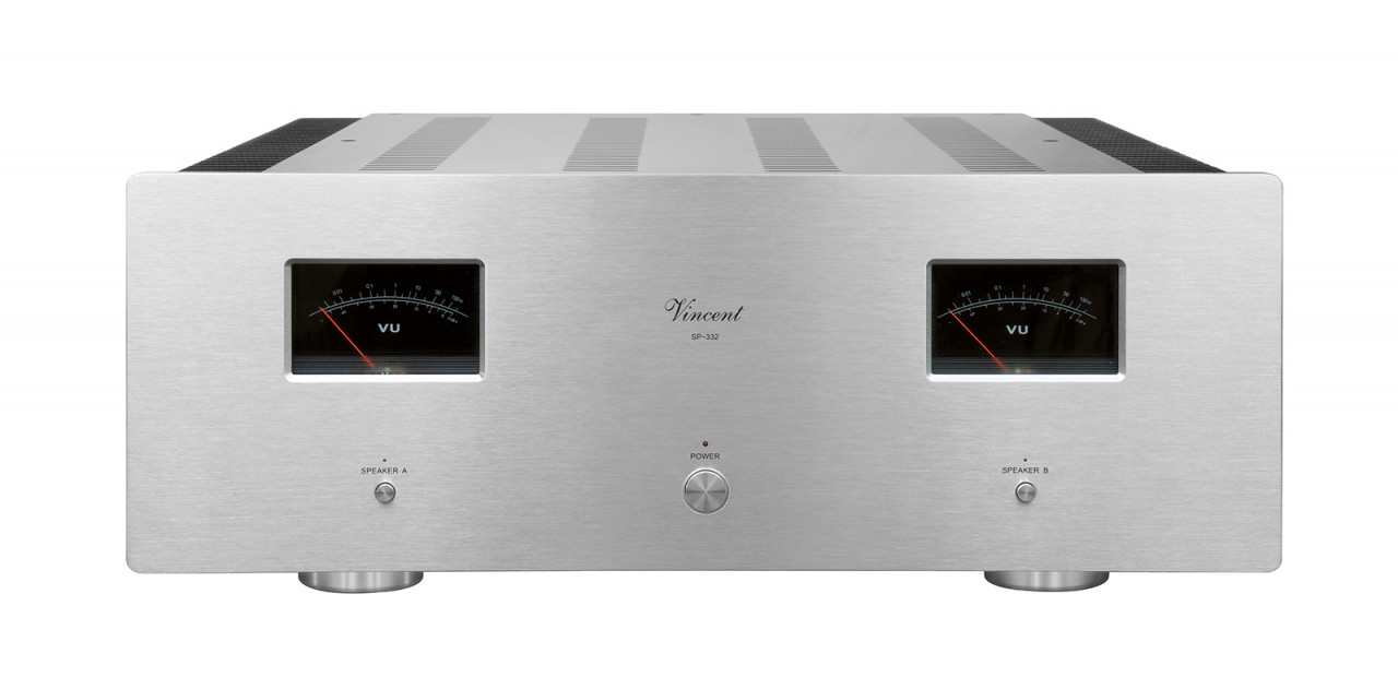 Vincent SP-332 Hybrid Stereo Endstufe Silber