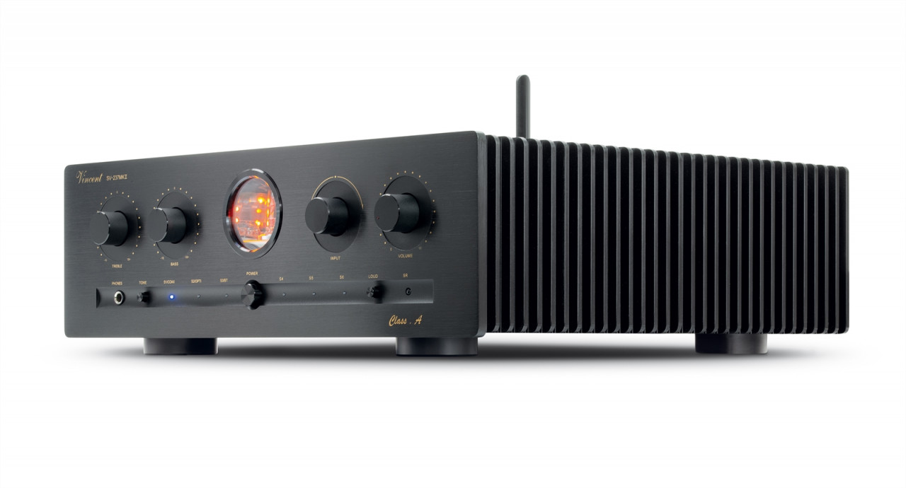 Vincent SV-237 Mk II Class-A Hybrid Stereo Vollverstärker Schwarz
