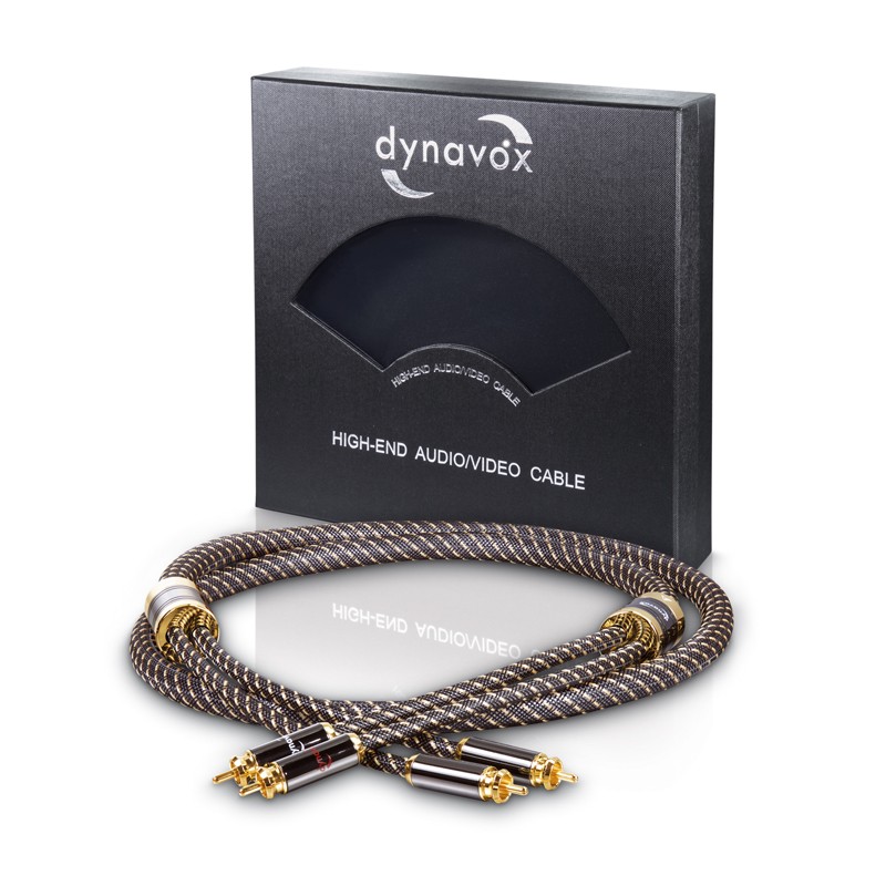 Dynavox Black Line Cinchkabel Stereo 1 m
