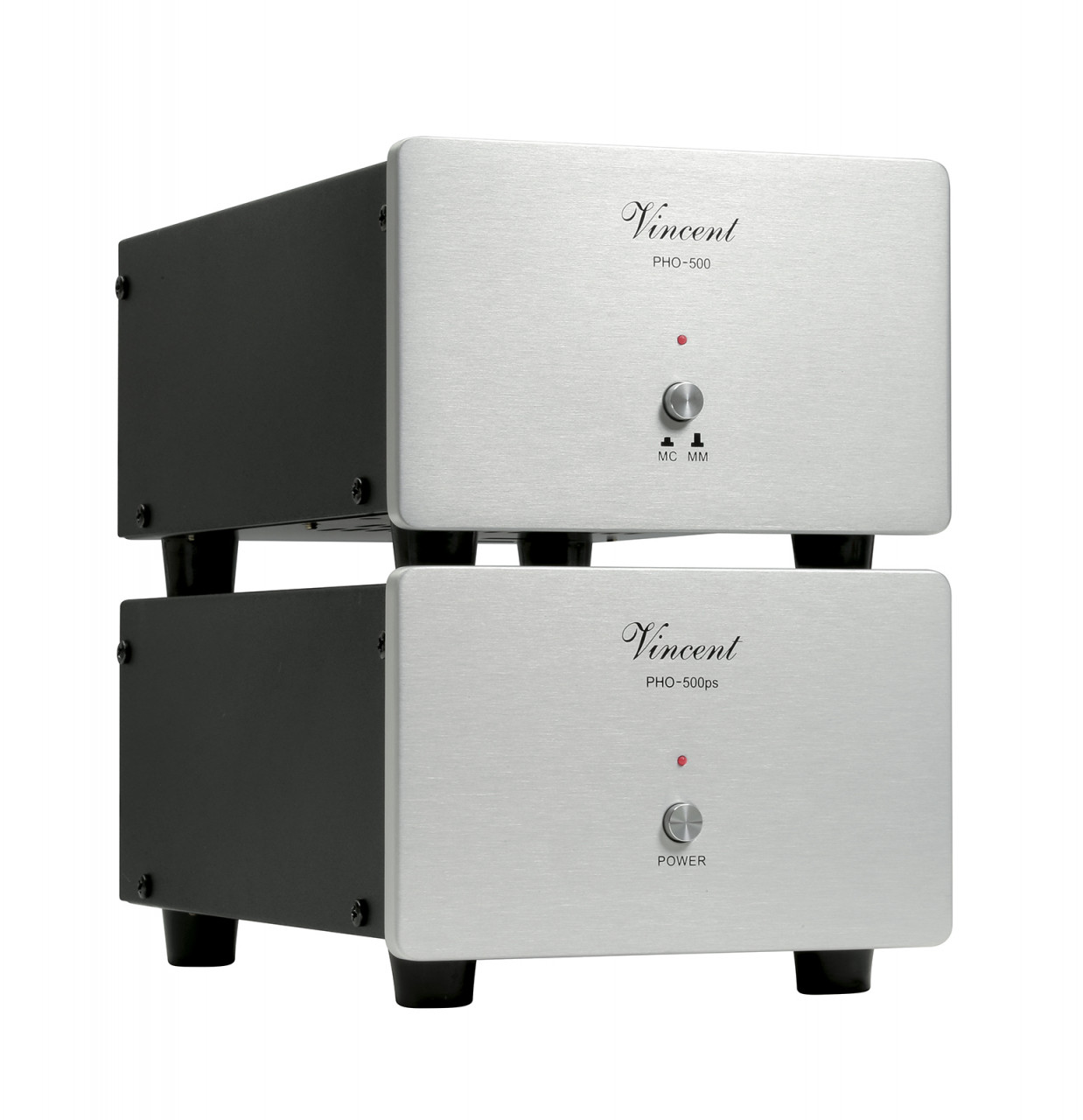 Vincent PHO-500 Phono Vorverstärker Silber