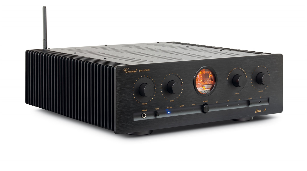 Vincent SV-237 Mk II Class-A Hybrid Stereo Vollverstärker Schwarz