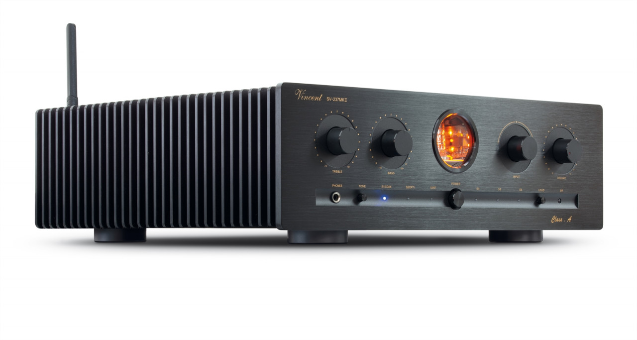 Vincent SV-237 Mk II Class-A Hybrid Stereo Vollverstärker Schwarz