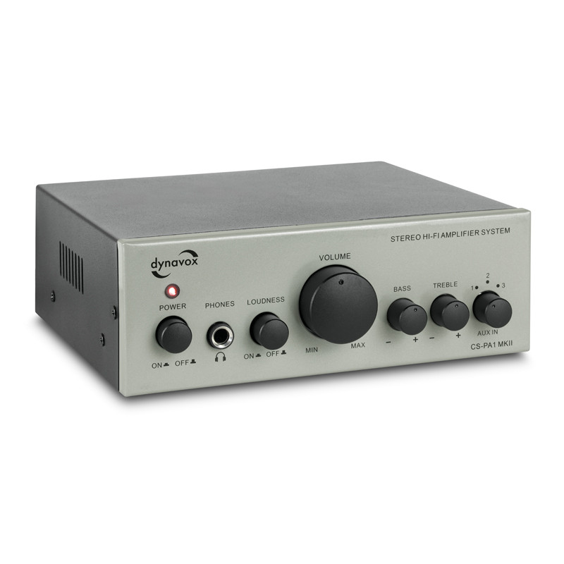 Dynavox CS-PA1 MK II Mini-Verstärker silbergrau