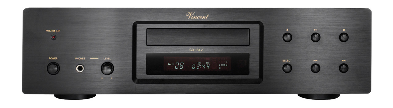 Vincent CD-S1.2 Hybrid CD-Player Schwarz