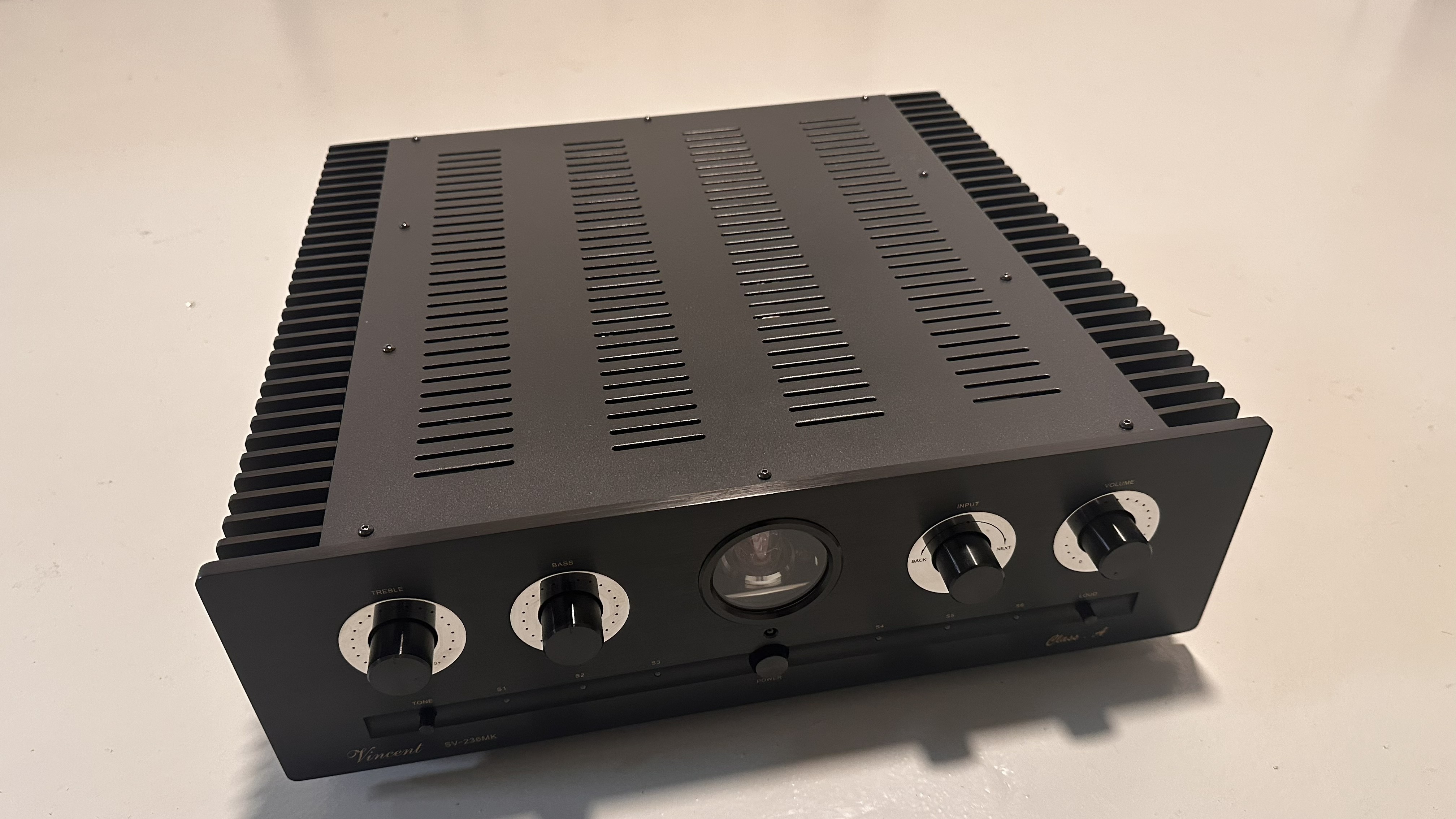 Vincent SV-236 Mk Hybrid Vollverstärker, schwarz