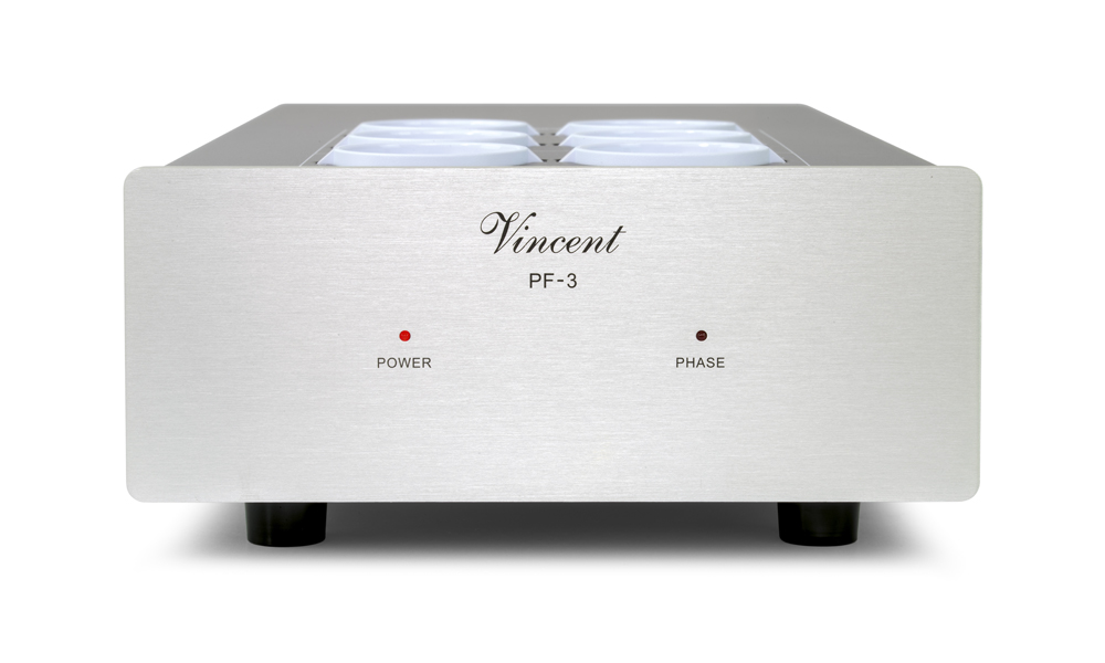 Vincent PF-3 EMI Netzfilter mit DC Blocker, silber