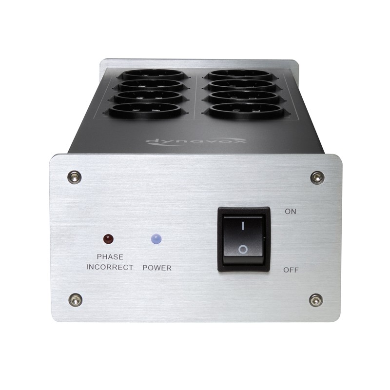 Dynavox HiFi-Steckdosenleiste X4100S silber