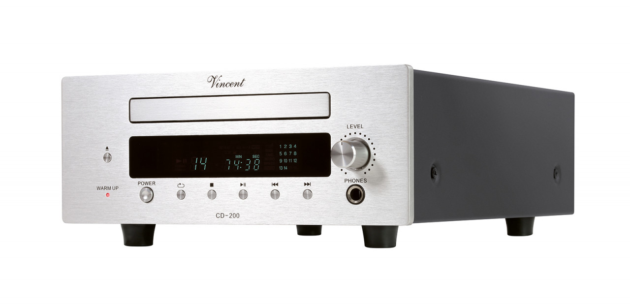 Vincent CD-200 Hybrid CD-Player Silber