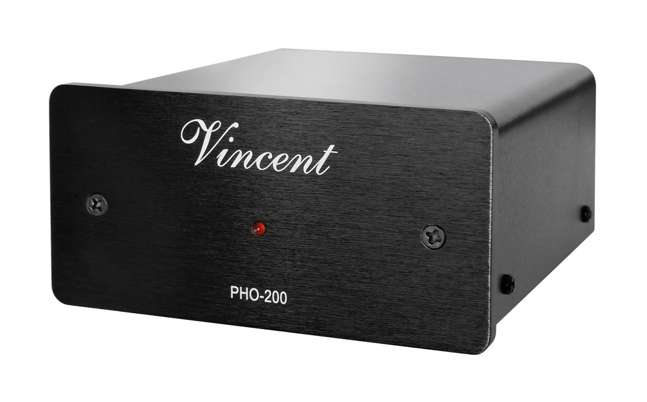 Vincent PHO-200 Phono Vorstufe Schwarz