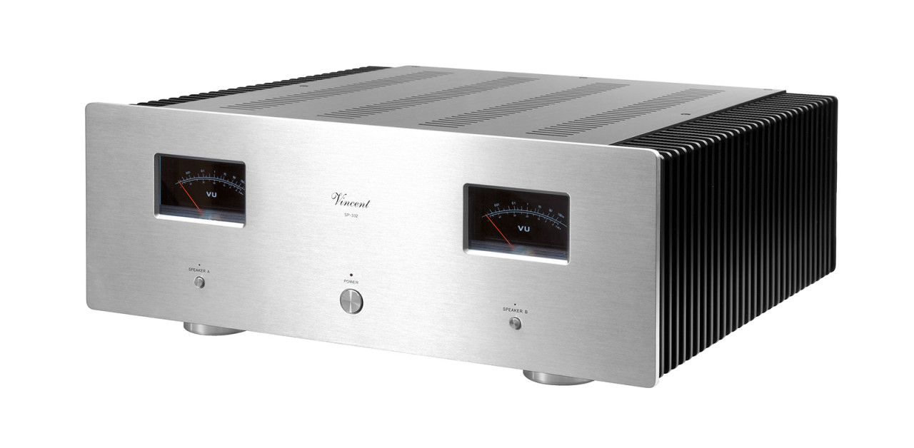 Vincent SP-332 Hybrid Stereo Endstufe Silber