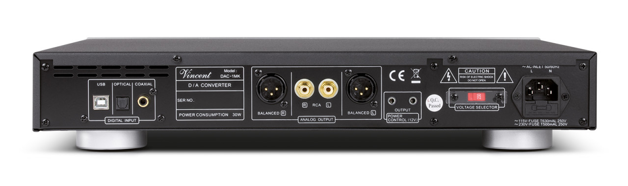 Vincent DAC-1 Mk D/A-Wandler Silber