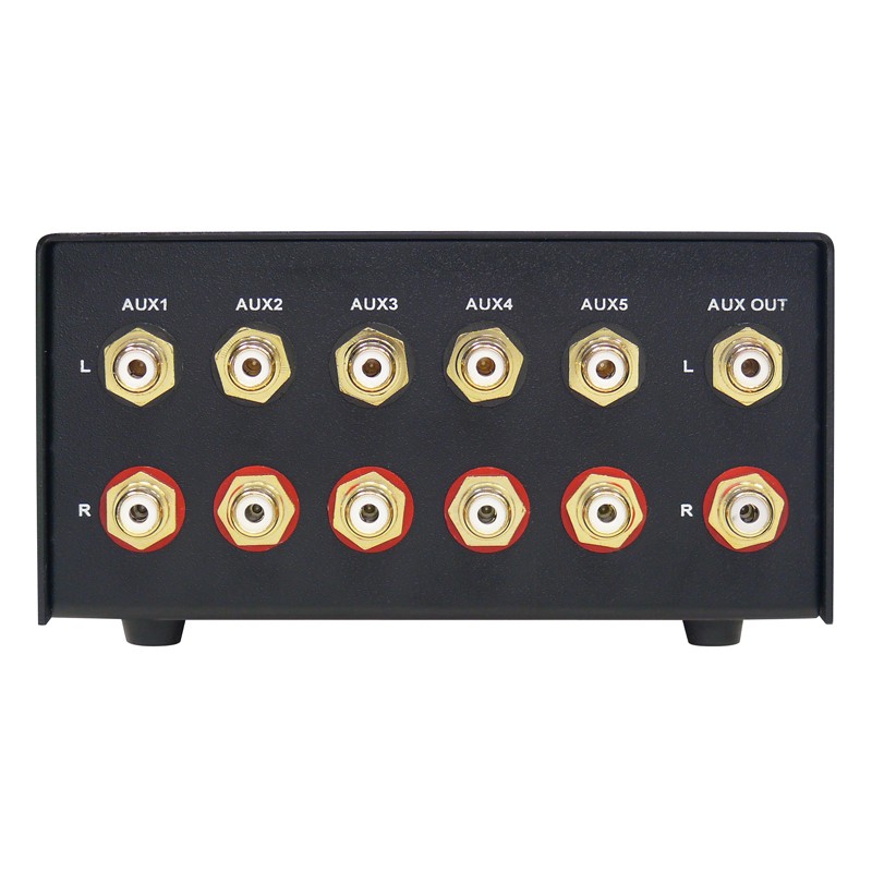 Dynavox Eingangs-Erweiterung/Umschalter silber Modell AUX-S