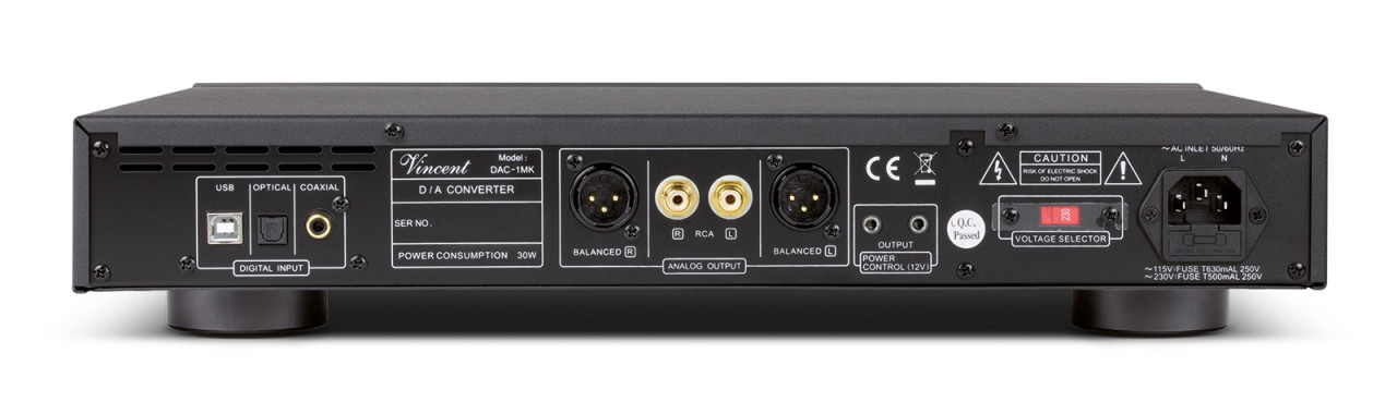 Vincent DAC-1MK D/A-Wandler Schwarz