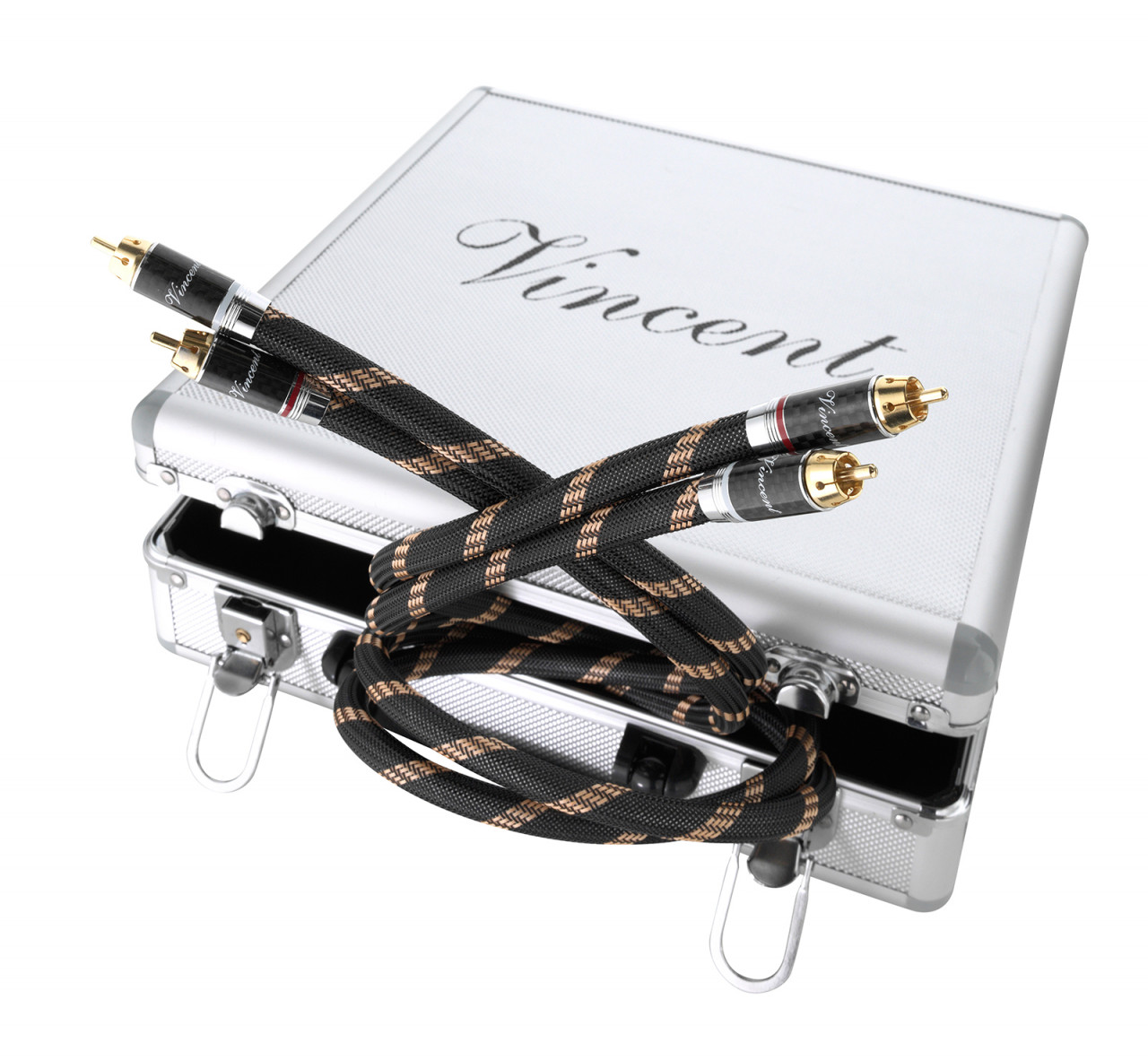 Vincent RCA-Kabel High End Cinch Interconnectkabel 2 x 1,5 m