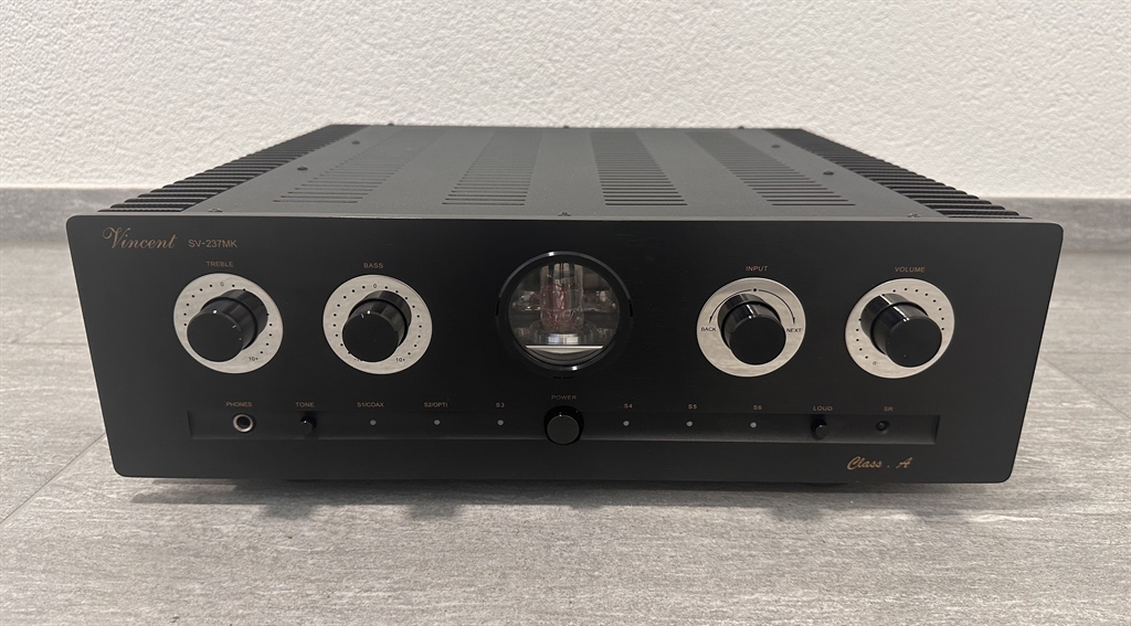 Vincent SV-237 Mk Hybrid Vollverstärker, schwarz