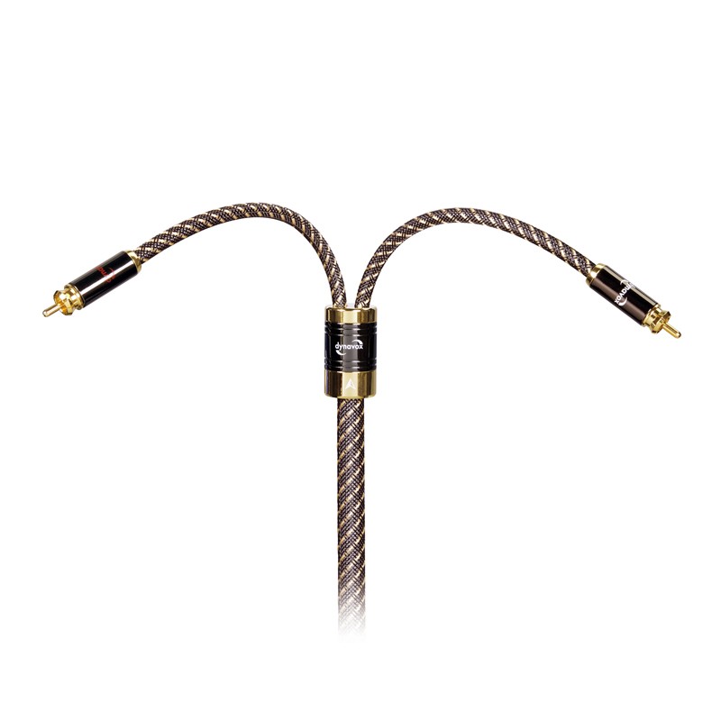Dynavox Black Line Cinchkabel Stereo 1 m