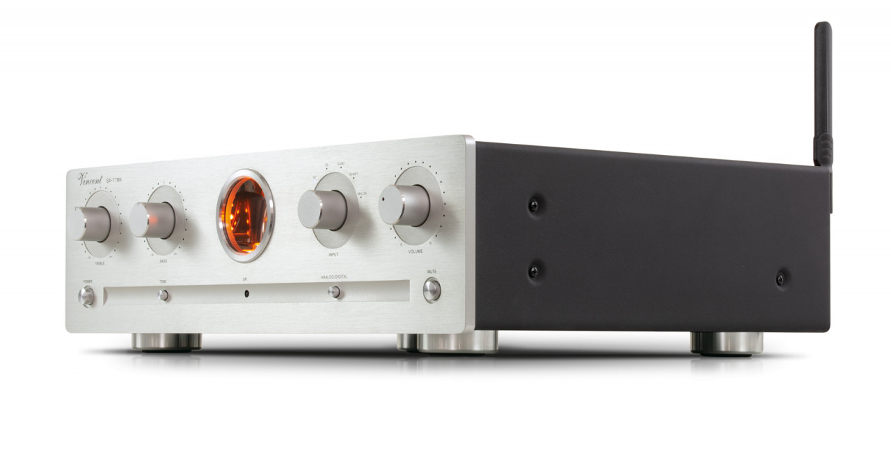 Vincent SA-T7 Mk Stereo Röhrenvorstufe Silber