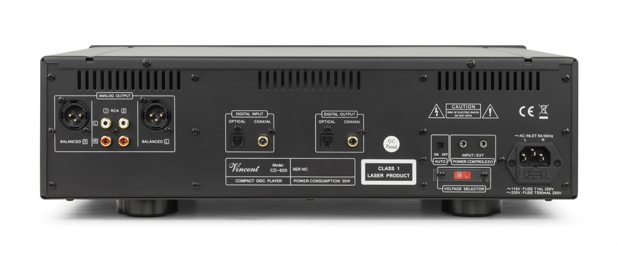 Vincent CD-600 CD Player silber
