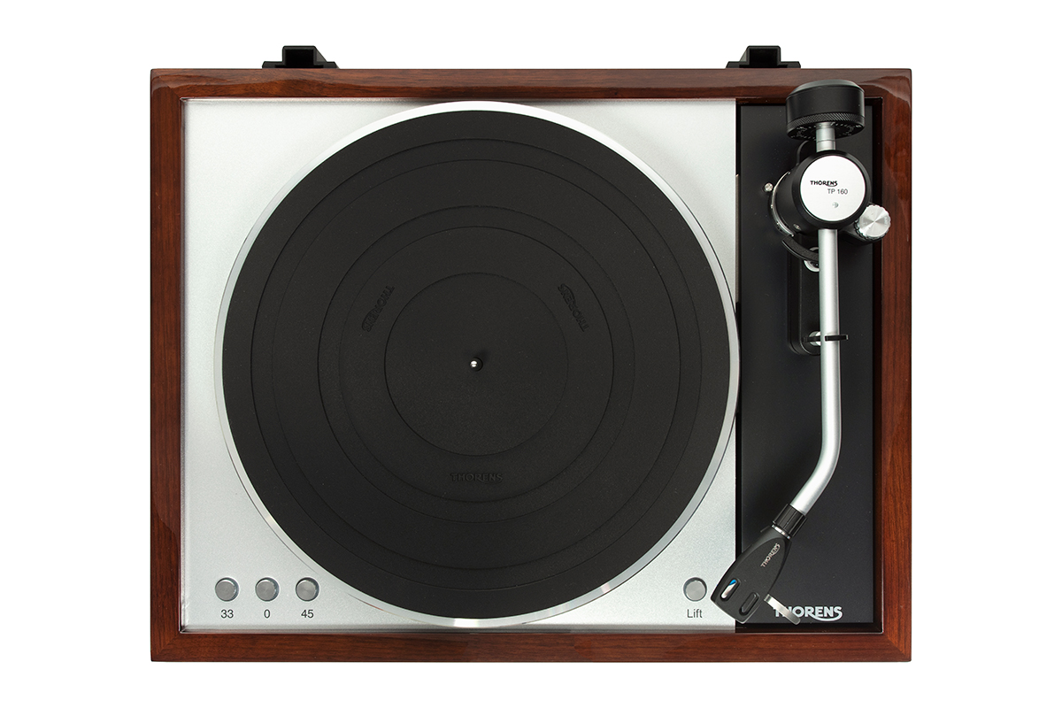 Thorens TD-1601 TP-160 walnuss hochglanz (ohne Tonabnehmer)