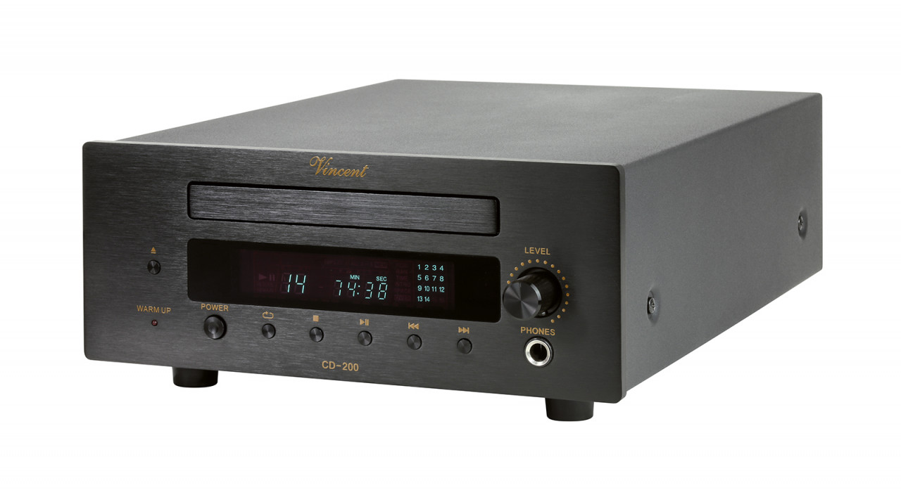Vincent CD-200 Hybrid CD-Player Schwarz