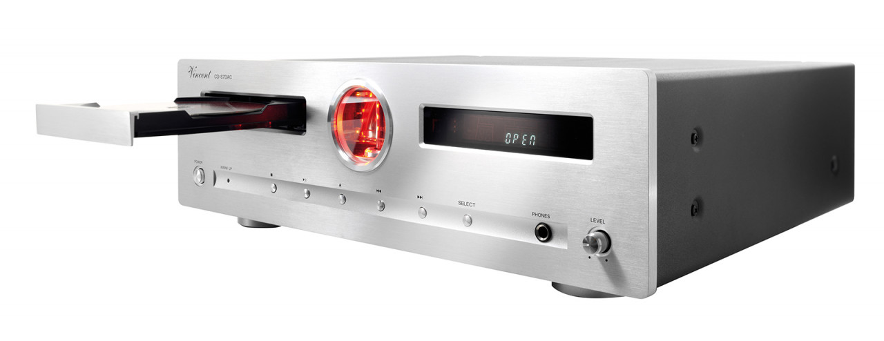 Vincent CD-S7 DAC Hybrid CD-Player Silber