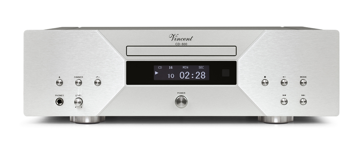 Vincent CD-600 CD Player silber