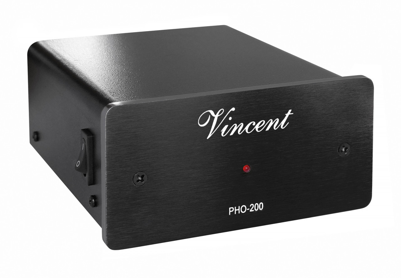 Vincent PHO-200 Phono Vorstufe Schwarz