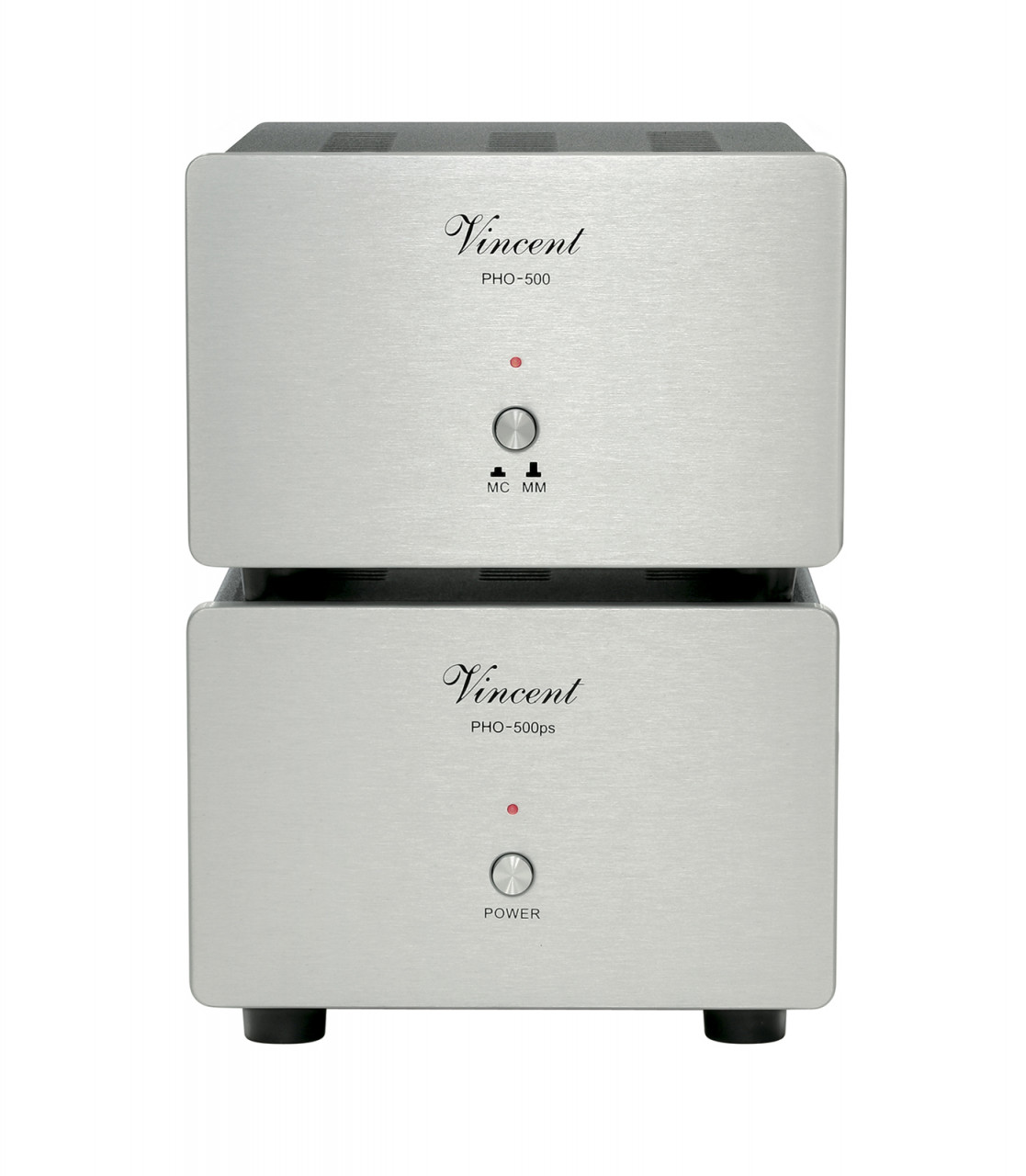 Vincent PHO-500 Phono Vorverstärker Silber