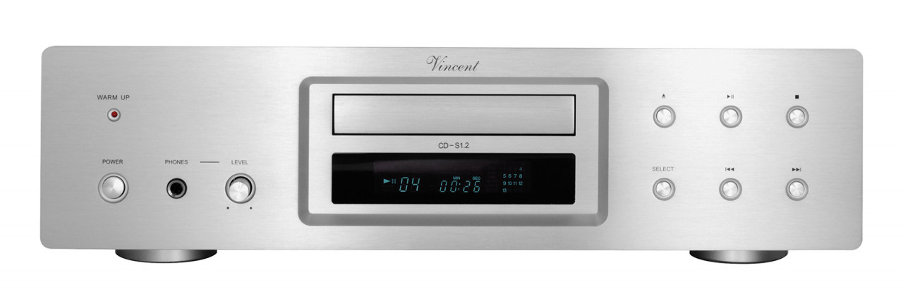 Vincent CD-S1.2 Hybrid CD-Player Silber