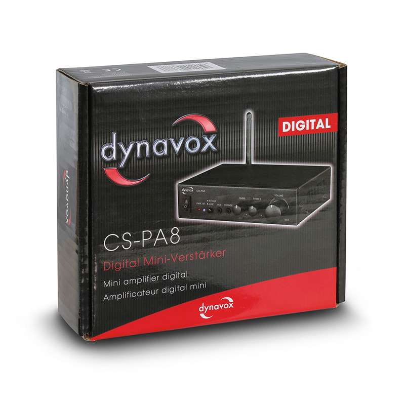 Dynavox Digital Mini-Verstärker CS-PA8 schwarz