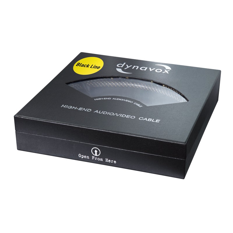 Dynavox Black Line Cinchkabel Stereo 0,6 m