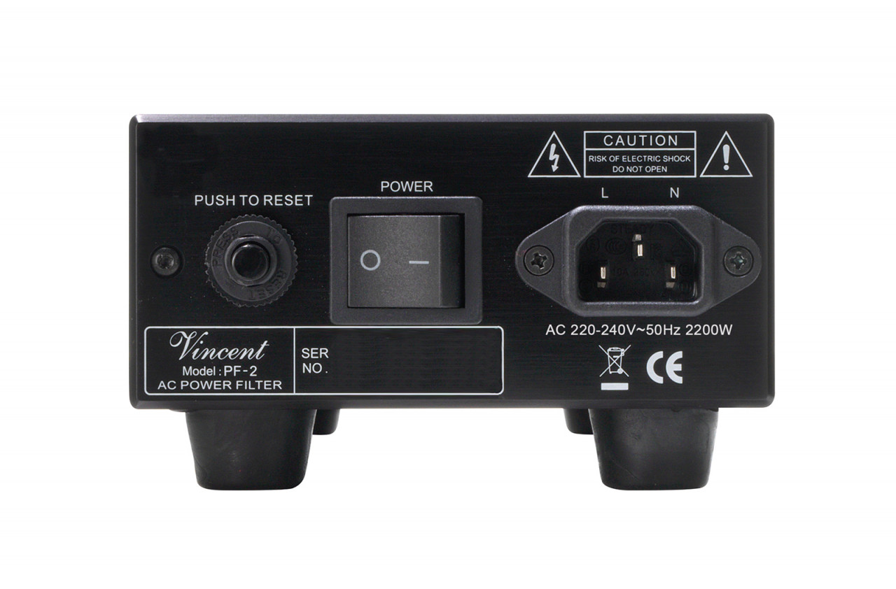 Vincent PF-2 Netzfilter Schwarz