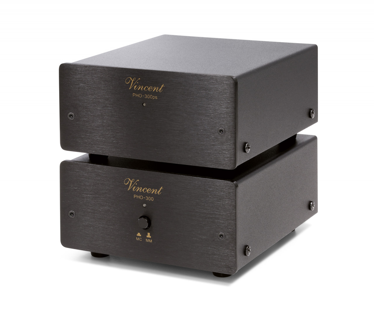Vincent PHO-300 Phono Vorverstärker Schwarz