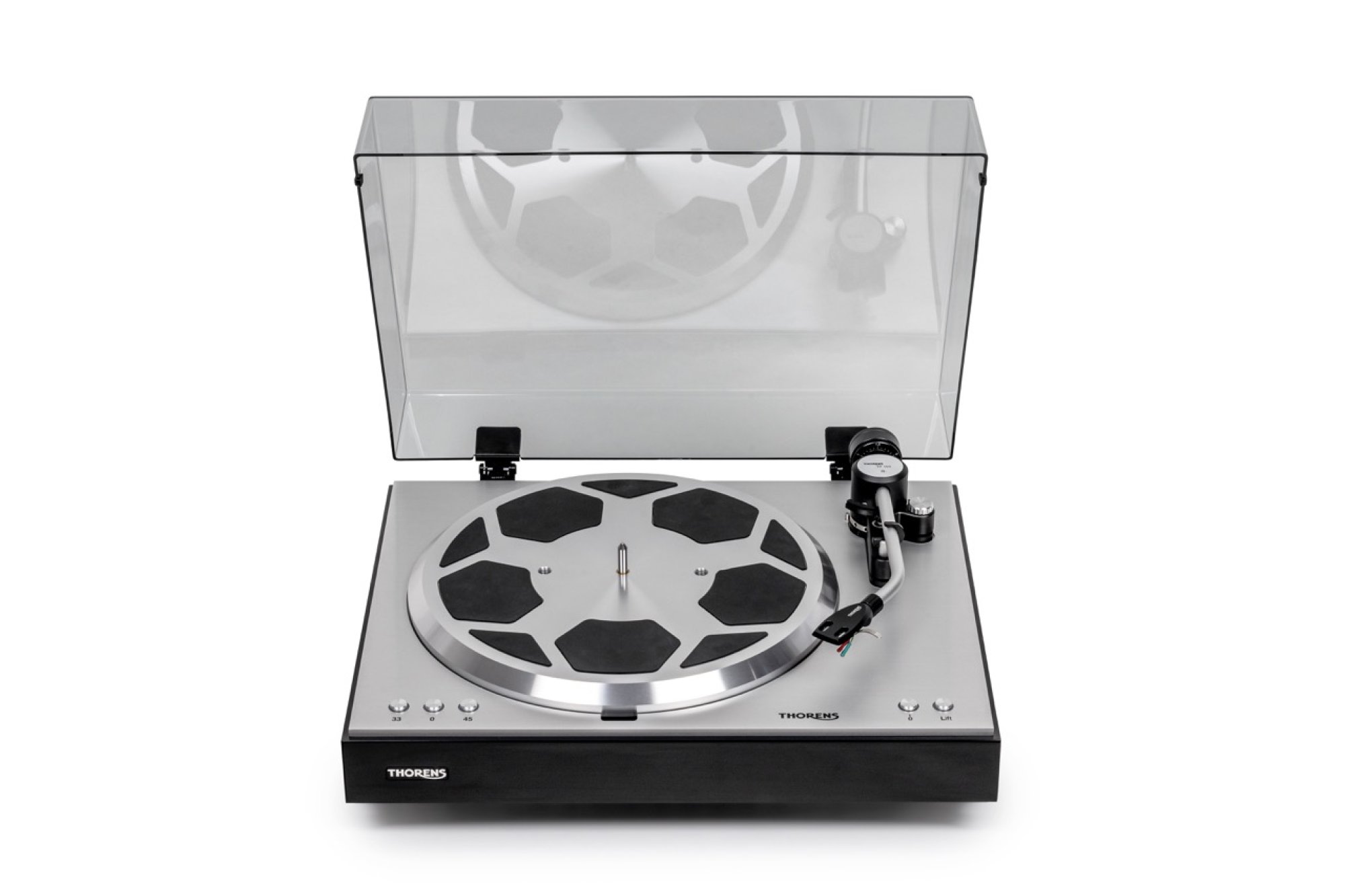 Thorens Plattenspieler TD-404 DD schwarz