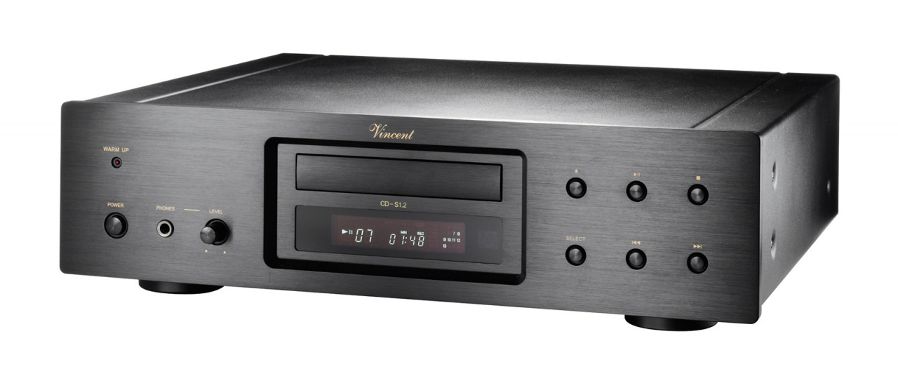 Vincent CD-S1.2 Hybrid CD-Player Schwarz
