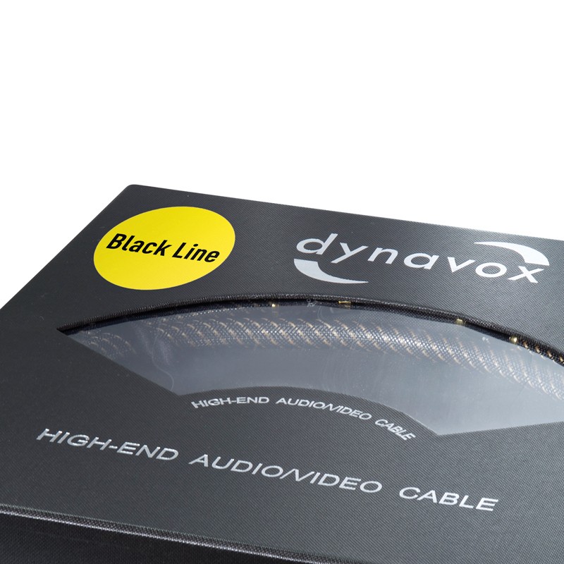 Dynavox Black Line Cinchkabel Stereo 1,5 m